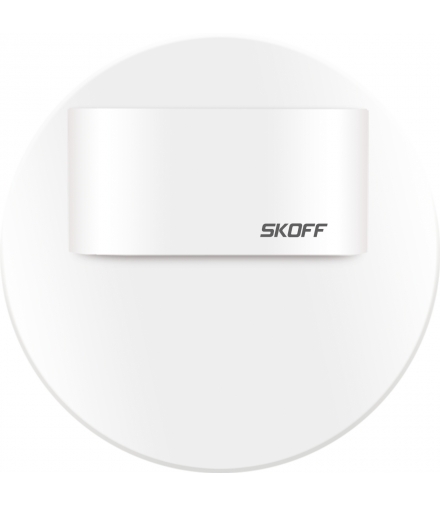 RUEDA mini Short BIAŁA Oprawa LED do puszki fi50 barwa niebieska