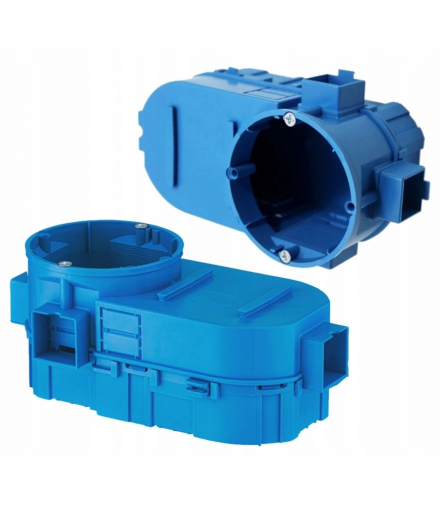 Puszka podtynkowa 2 x 60 mm, głęboka, z kieszenią SE2x60 Simet